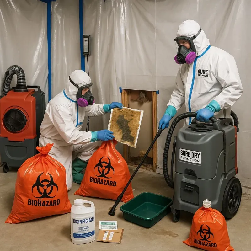 Contaminated Water Handling Protocols process in Enochville, NC